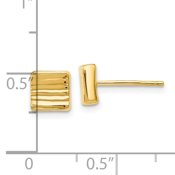 14K Yellow Gold Earrings Image 4 Diamond Design Jewelers Somerset, KY