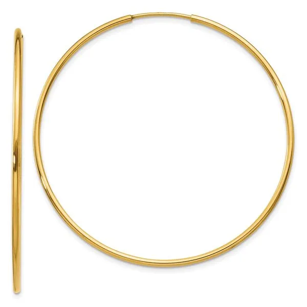 Leslie's 14k 1.25mm Endless Hoop Earring Jewelry Design Studio Jensen Beach, FL