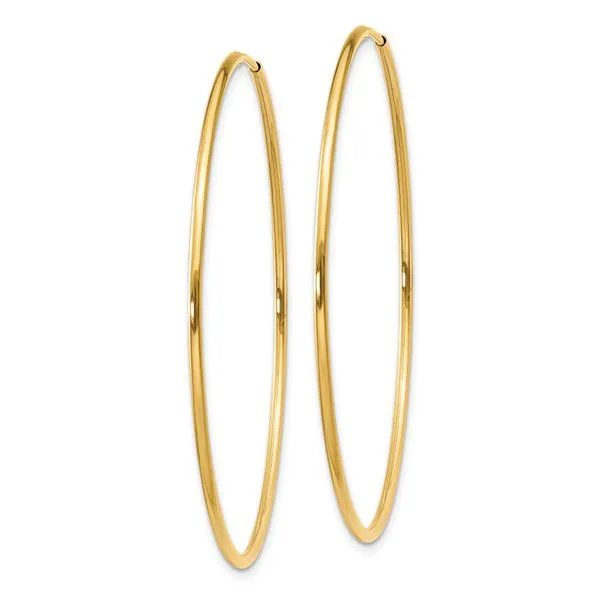 Leslie's 14k 1.25mm Endless Hoop Earring Image 2 Jewelry Design Studio Jensen Beach, FL
