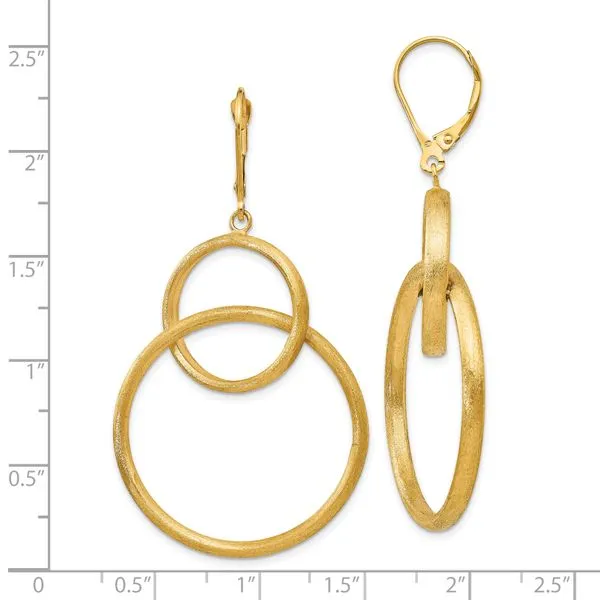 14K Yellow Gold Earrings Image 4 Jewelry Design Studio Jensen Beach, FL