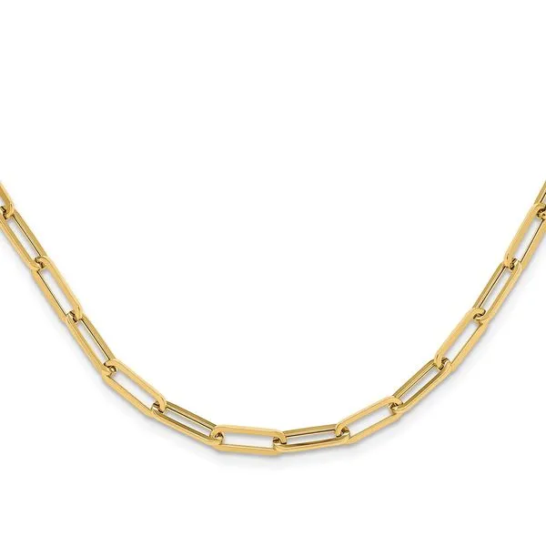 Leslie's 14K Polished Fancy Link Necklace Jewelry Design Studio Jensen Beach, FL