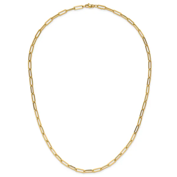 Leslie's 14K Polished Fancy Link Necklace Image 4 Johnson Jewellers Lindsay, ON