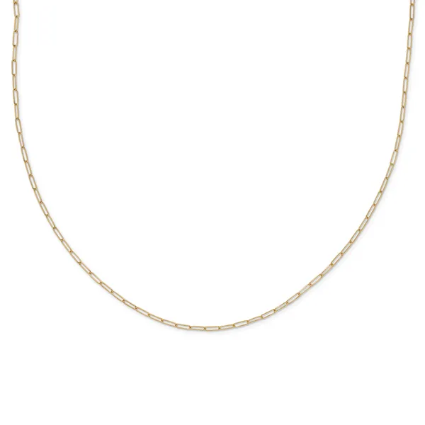 Leslie's 14K Polished Fancy Link Necklace Image 2 Barnett Jewelers Jacksonville, FL
