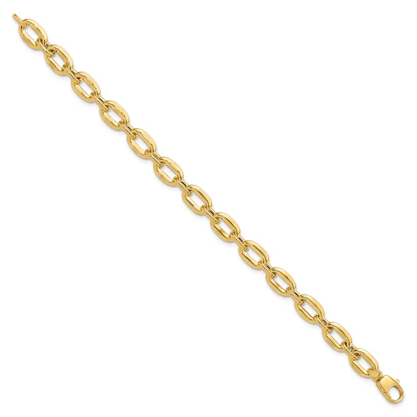 Leslie's 14K Polished Fancy Link Bracelet Image 2 Jewelry Design Studio Jensen Beach, FL