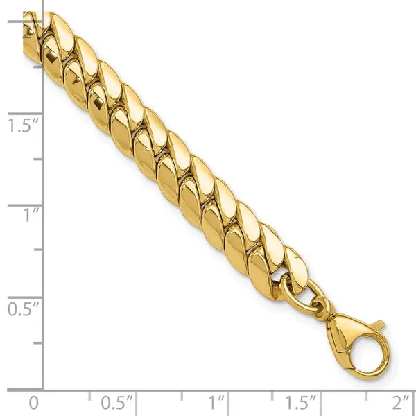 Leslie's 14K Polished Fancy Link Bracelet Image 4 Johnson Jewellers Lindsay, ON