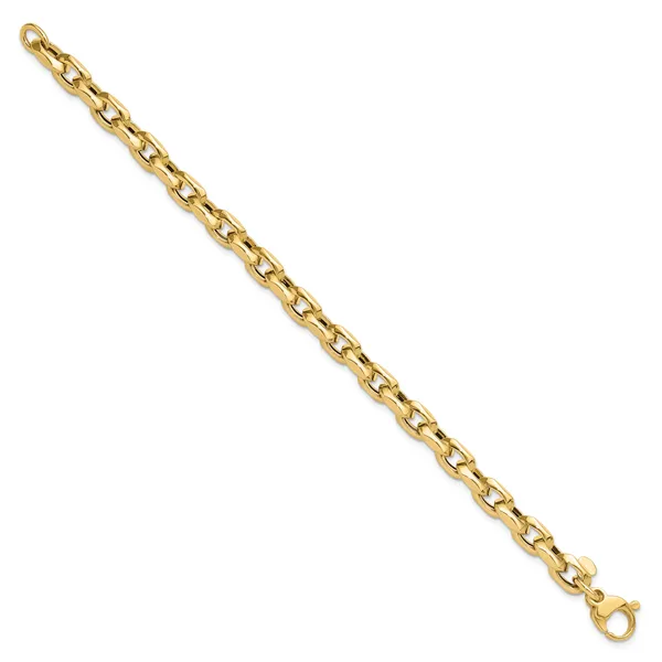 Leslie's 14K Polished Fancy Link Bracelet Image 2 Johnson Jewellers Lindsay, ON