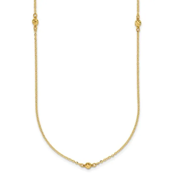 Leslie's 14k Polished D/C 22in Necklace Johnson Jewellers Lindsay, ON