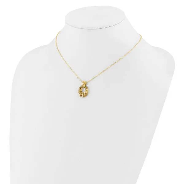 Leslie's 14k Polished D/C 16in w/2.25in ext. Necklace Image 3 Leslie E. Sandler Fine Jewelry and Gemstones rockville , MD