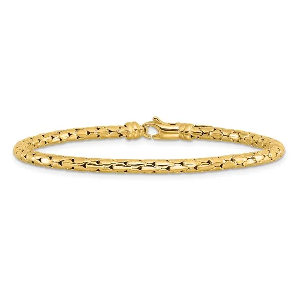 Leslie's 14K Polished Fancy Bracelet Image 3 Boyd Jewelers Wesley Chapel, FL