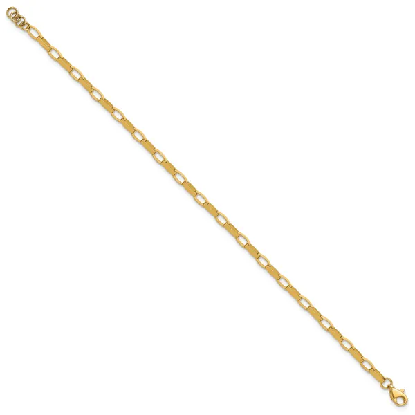 Leslie's 14K Polished Fancy Link with .5in ext. Bracelet Image 2 Tidwells of Greenwood Greenwood, SC