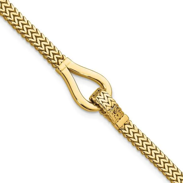 Leslie's 14K Polished Fancy Buckle Bracelet Morin Jewelers Southbridge, MA