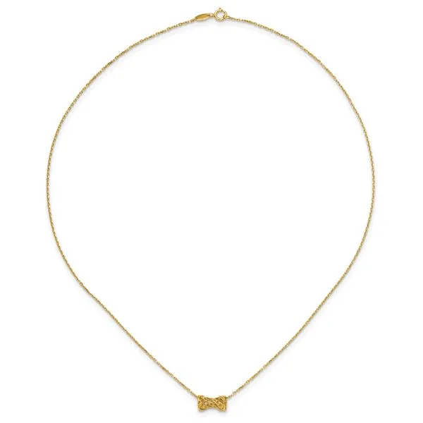 Leslie's 14K Polished Fancy Necklace Image 4 Boyd Jewelers Wesley Chapel, FL