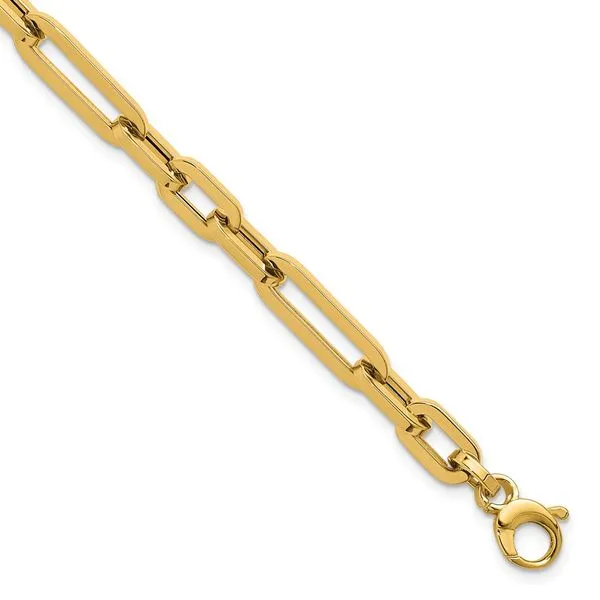 Leslie's 14K Polished Fancy Link Bracelet Johnson Jewellers Lindsay, ON