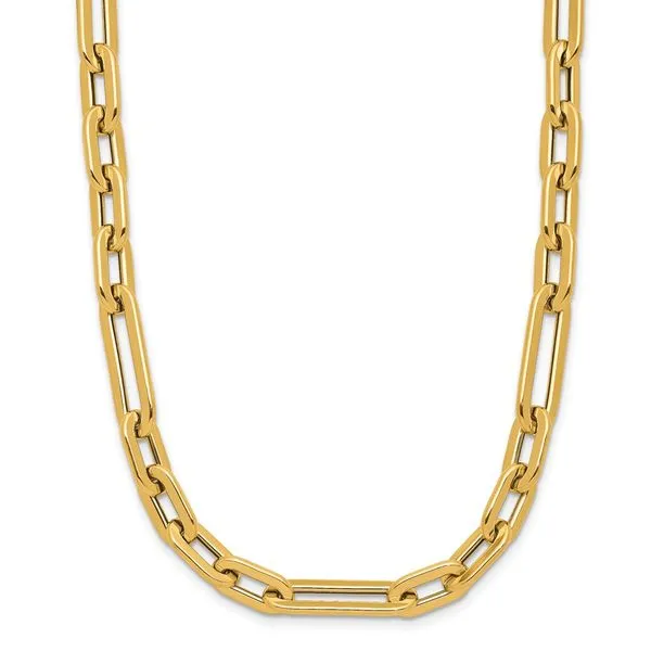 Leslie's 14K Polished Fancy Link Toggle Clasp Necklace Jerald Jewelers Latrobe, PA