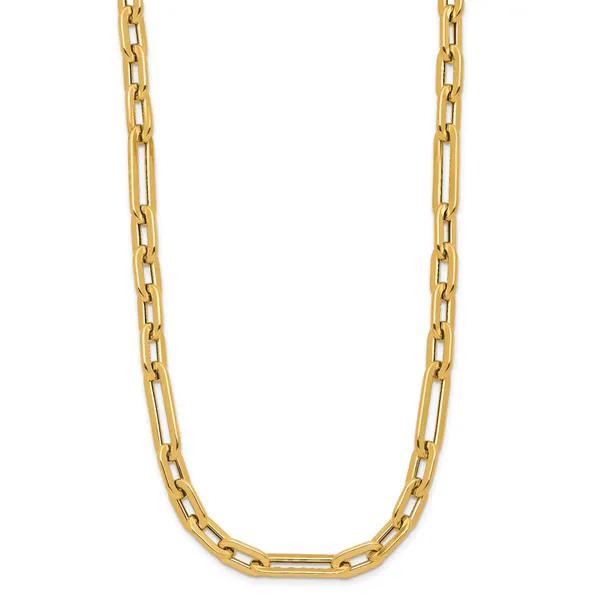 Leslie's 14K Polished Fancy Link Toggle Clasp Necklace Image 2 Jerald Jewelers Latrobe, PA