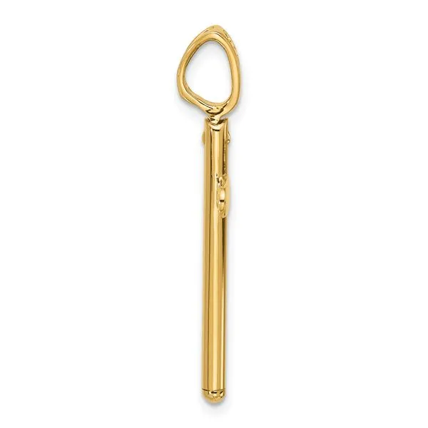 Leslie's 14K Polished Cross Pendant Image 2 Tidwells of Greenwood Greenwood, SC