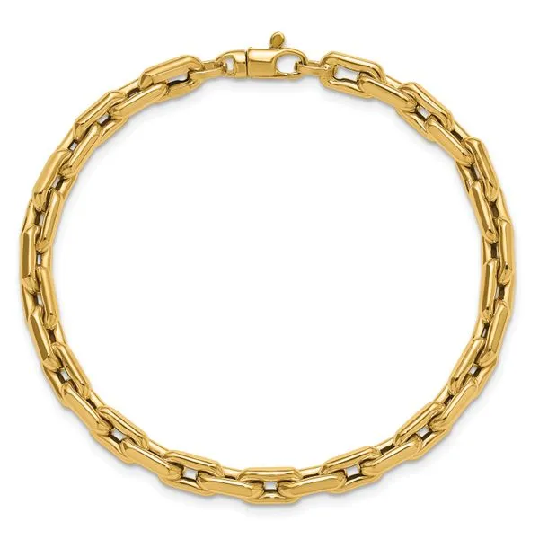 Leslie's 14K Polished Fancy Link Bracelet Image 4 S&E Jewelers Depew, NY