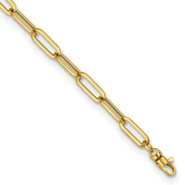 Leslie's 14K Polished Fancy Link with 1in ext Bracelet Grayson & Co. Jewelers Iron Mountain, MI