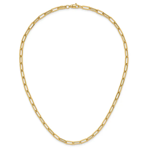 Leslie's 14K Polished Fancy Link Necklace Image 4 Arlene's Fine Jewelry Vidalia, GA