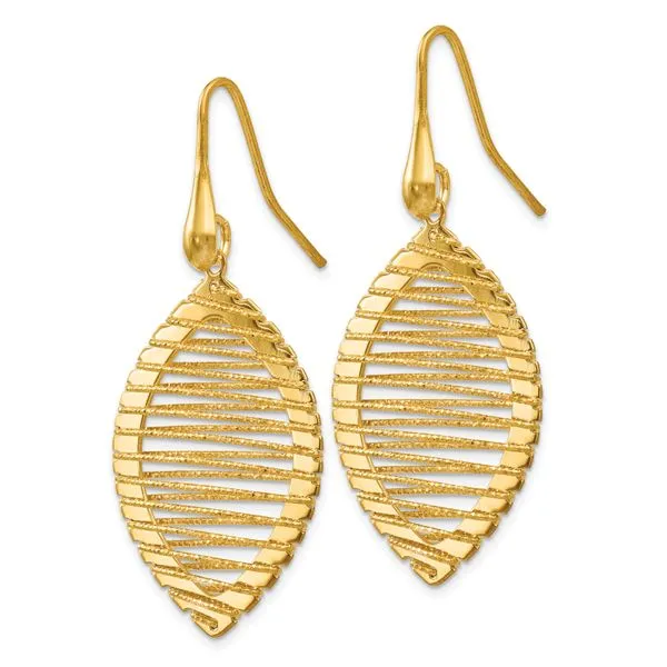 Gold-Plated Sterling Silver Earrings Image 2 Diamond Design Jewelers Somerset, KY