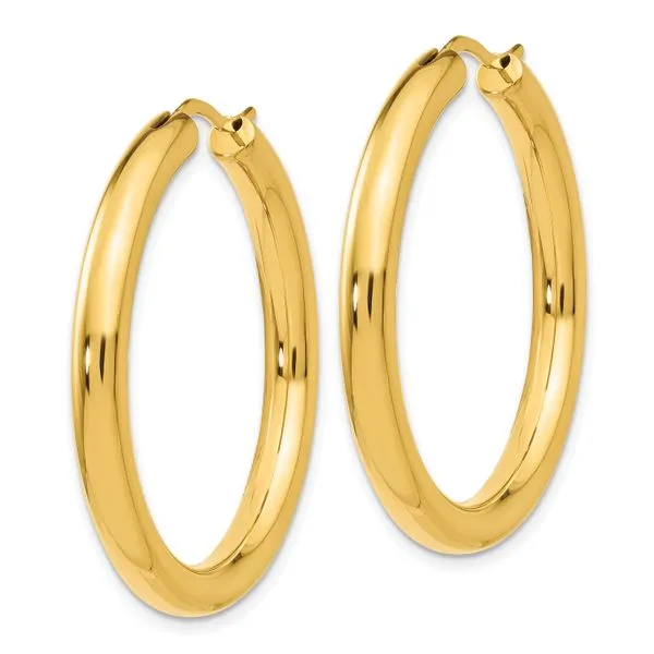 Gold-Plated Sterling Silver Earrings Image 2 Diamond Design Jewelers Somerset, KY
