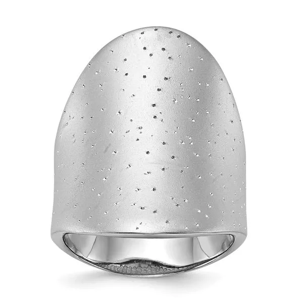 Leslie's Sterling Silver Rhodium-plated Radiant Essence Ring Peran & Scannell Jewelers Houston, TX