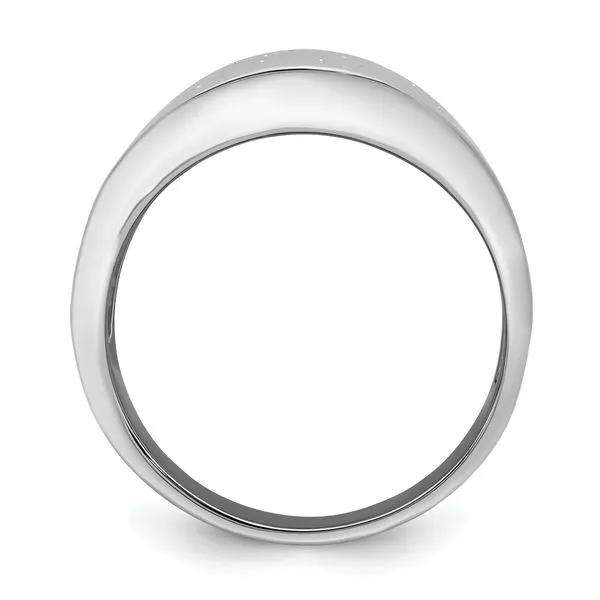 Leslie's Sterling Silver Rhodium-plated Radiant Essence Ring Image 2 Peran & Scannell Jewelers Houston, TX