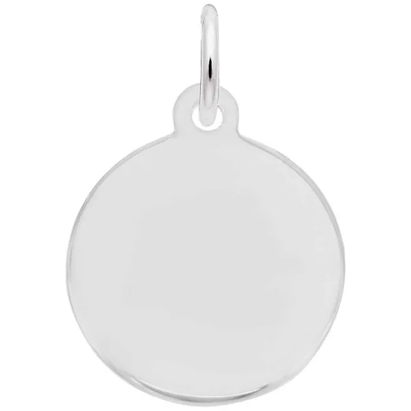 PETITE INITIAL DISC - PLAIN John E. Koller Jewelry Designs owasso, OK