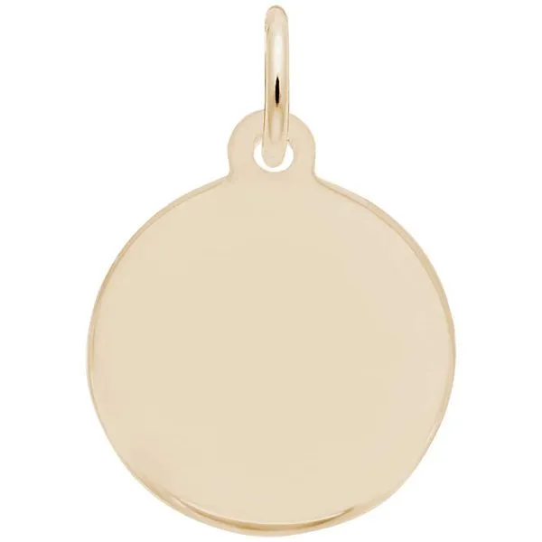 PETITE INITIAL DISC - PLAIN Tennies Jewelry Appleton, WI