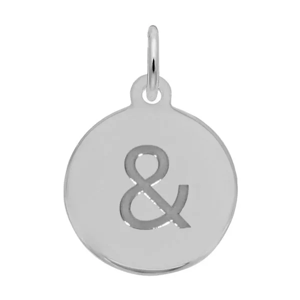 Petite Initial Disc - Ampersand Symbol Beckman Jewelers Inc Ottawa, OH