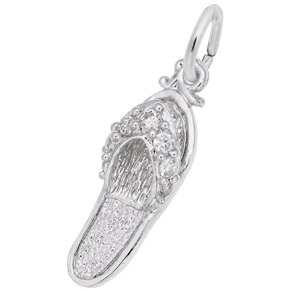 SANDAL - SYN WHITE CZ Beckman Jewelers Inc Ottawa, OH