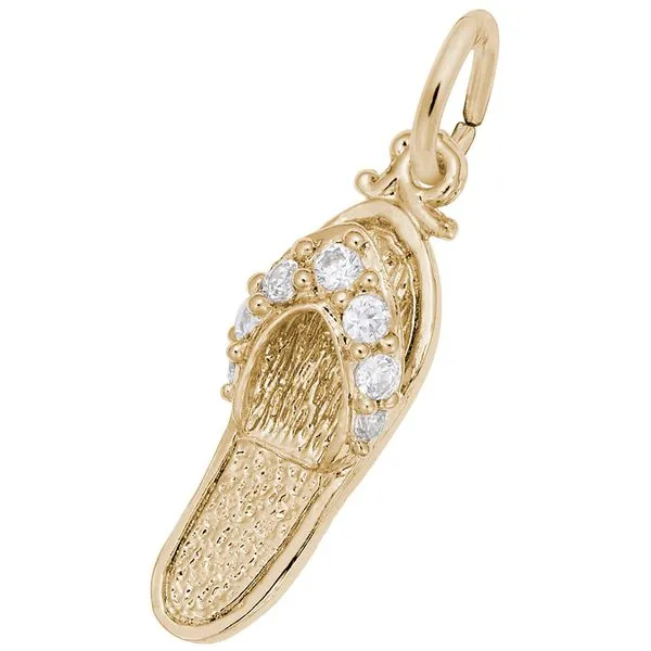SANDAL - SYN WHITE CZ Jerald Jewelers Latrobe, PA