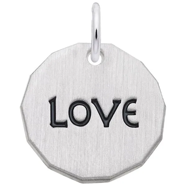 LOVE CHARM TAG Tennies Jewelry Appleton, WI