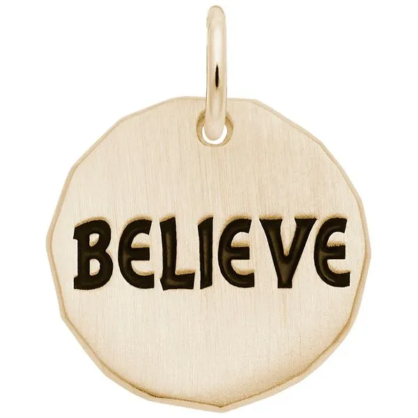 BELIEVE CHARM TAG Mitchell's Jewelry Norman, OK