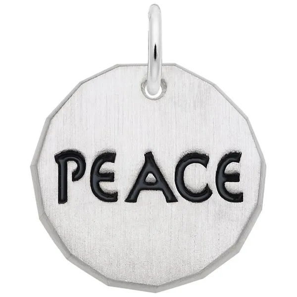 PEACE CHARM TAG Tennies Jewelry Appleton, WI