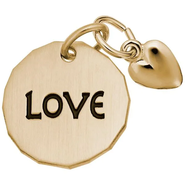 LOVE TAG W/HEART Beckman Jewelers Inc Ottawa, OH