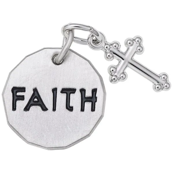 FAITH TAG W/CROSS Tennies Jewelry Appleton, WI