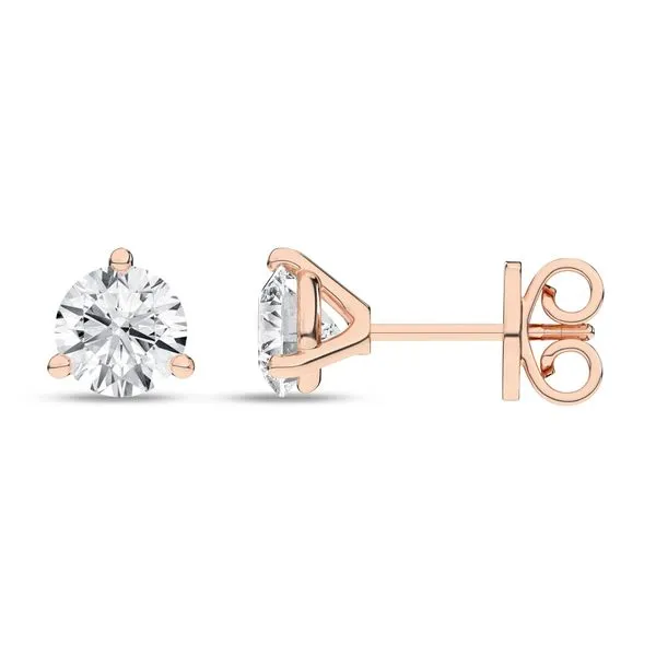 3-Prong Martini Solitaire Stud Earrings/0.75Ct, 1.5Ctw Image 2 Cellini Design Jewelers Orange, CT