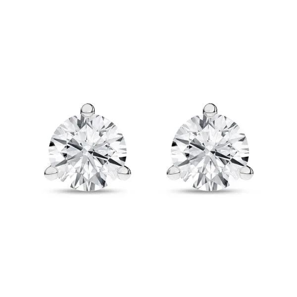 3-Prong Martini Solitaire Stud Earrings/0.75Ct, 1.5Ctw Miner's Den Jewelers Royal Oak, MI