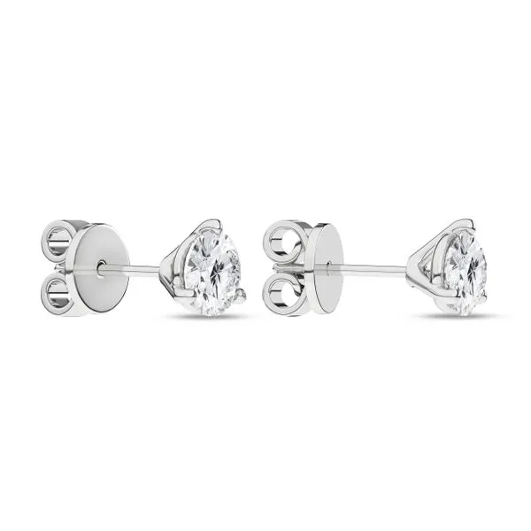 3-Prong Martini Solitaire Stud Earrings/0.75Ct, 1.5Ctw Image 3 Miner's Den Jewelers Royal Oak, MI