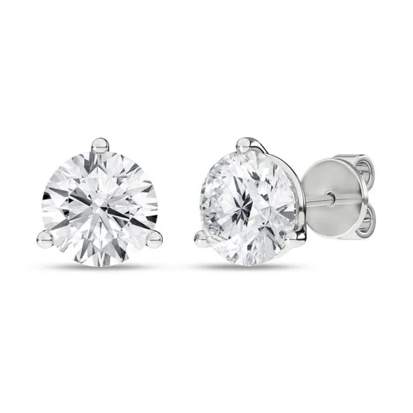 3-Prong Martini Solitaire Stud Earrings/2.5Ct, 5Ctw Miner's Den Jewelers Royal Oak, MI