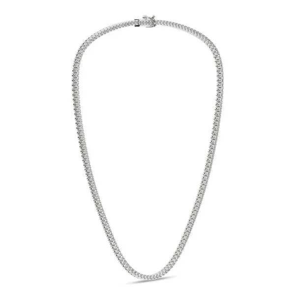 4-Prong Straight-Line Tennis Necklace/7Ctw Image 2 Cellini Design Jewelers Orange, CT