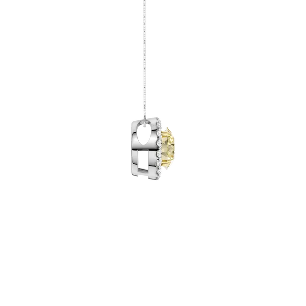 HALO PENDANT (Yellow ROUND)/1CT, 1.15CTW Image 3 Hart's Jewelers Grants Pass, OR