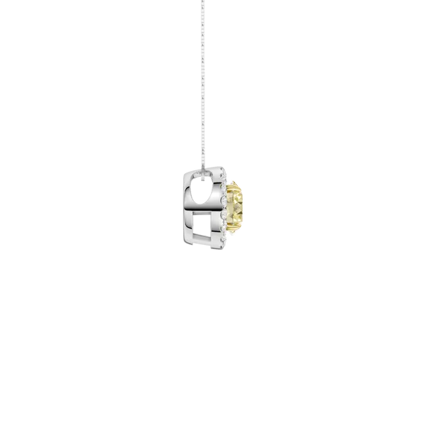HALO PENDANT (Yellow ROUND)/0.75CT, 0.85CTW Image 3 Valentine's Fine Jewelry Dallas, PA