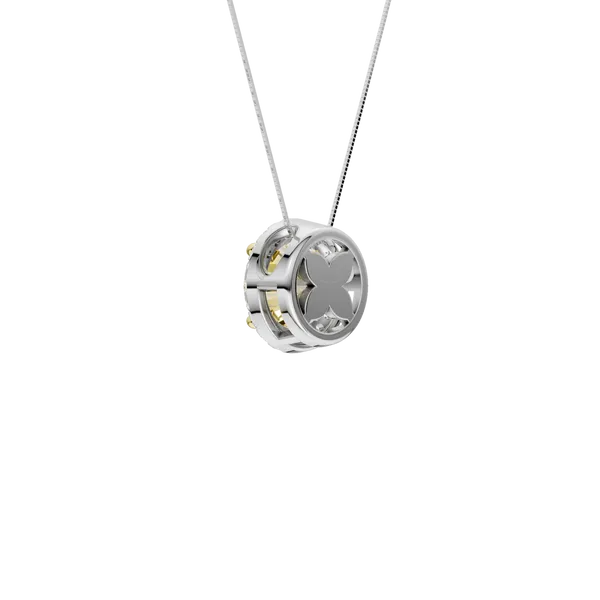 HALO PENDANT (Yellow ROUND)/1.5CT, 1.62CTW Image 4 Hart's Jewelers Grants Pass, OR