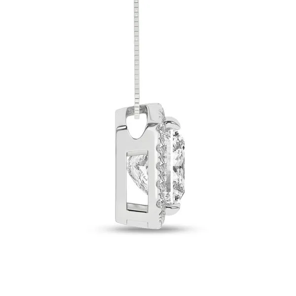 Halo Pendant (Princess)/3Ct, 3.25Ctw Image 3 Cellini Design Jewelers Orange, CT