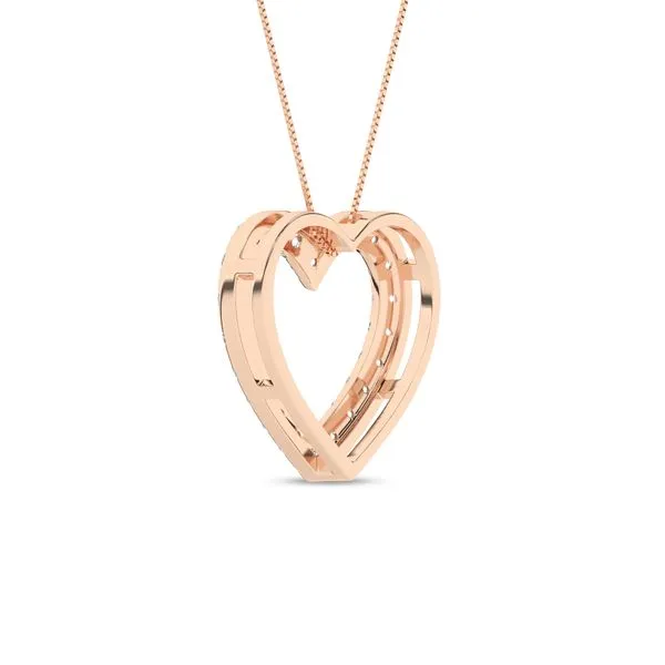 Heart Pendant/0.5Ctw Image 4 Cellini Design Jewelers Orange, CT