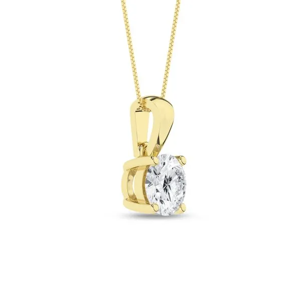 Solitaire Pendant (Round)/0.75Ct, 0.75Ctw Image 2 Cellini Design Jewelers Orange, CT
