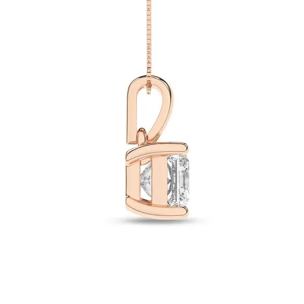 Solitaire Pendant (Princess)/0.5Ct, 0.5Ctw Image 3 Cellini Design Jewelers Orange, CT
