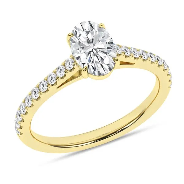 Classic Engagement Ring (Oval)/1Ct, 1.25Ctw Image 3 Cellini Design Jewelers Orange, CT